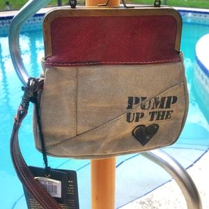 Rare Mona B Chain Purse and Wristlet - New With Tags